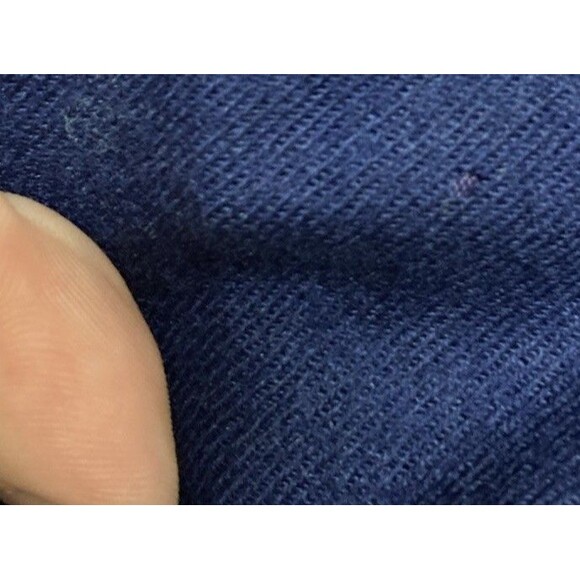 Women's VTG Christian Dior Pencil Skirt Suit Set Double Breasted Blue Sz 8 FLAWS - Picture 6 of 8